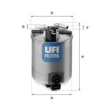 UFI Kütusefilter 24.025.01