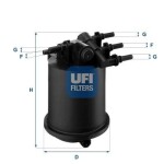 UFI Kütusefilter 24.086.00