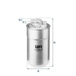 UFI Kütusefilter 24.099.00