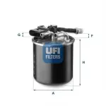 UFI Kütusefilter 24.151.00