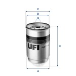 UFI Kütusefilter 24.371.00