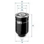 UFI Kütusefilter 24.374.00