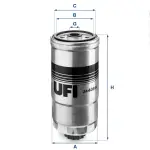 UFI Kütusefilter 24.408.00