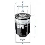 UFI Kütusefilter 24.411.00