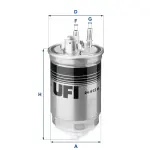UFI Kütusefilter 24.412.00
