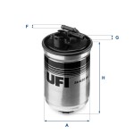 UFI Kütusefilter 24.430.00