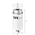 UFI Kütusefilter 24.432.00
