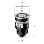 UFI Kütusefilter 24.444.00