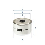 UFI Kütusefilter 24.454.00