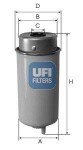 UFI Kütusefilter 24.458.00