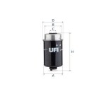 UFI Kütusefilter 24.464.00