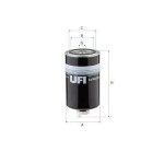 UFI Kütusefilter 24.503.00
