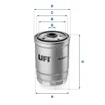 UFI Kütusefilter 24.528.01