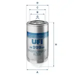 UFI Kütusefilter 24.999.00