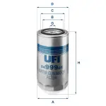UFI Kütusefilter 24.999.01