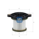 UFI hüdraulikafilter roolisüsteem 25.TG1.00