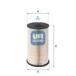 UFI  Kütusefilter 26.007.00