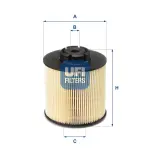 UFI Kütusefilter 26.017.00