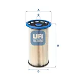 UFI Kütusefilter 26.038.00