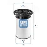 UFI Kütusefilter 26.076.00