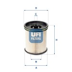 UFI Kütusefilter 26.122.00