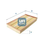 UFI  Воздушный фильтр 30.257.00