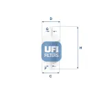 UFI Kütusefilter 31.010.00