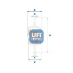 UFI Kütusefilter 31.012.00