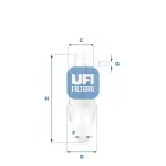 UFI Kütusefilter 31.013.00