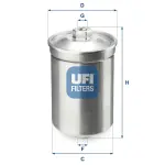 UFI Kütusefilter 31.502.00