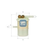 UFI Kütusefilter 31.A45.00