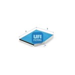 UFI Filter,  salongiõhk ARGENTIUM 34.393.00