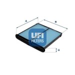 UFI  Filter,salongiõhk ARGENTIUM 34.409.00