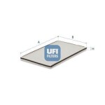 UFI Filter,  salongiõhk 53.001.00