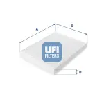 UFI  Filter,salongiõhk 53.006.00