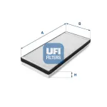 UFI Filter,  salongiõhk 53.012.00
