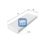 UFI Filter,  salongiõhk 53.014.00