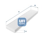 UFI Filter,  salongiõhk 53.017.00