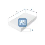 UFI Filter,  salongiõhk 53.023.00