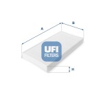 UFI Filter,  salongiõhk 53.034.00