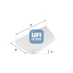 UFI Filter,  salongiõhk 53.044.00