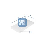 UFI Filter,  salongiõhk 53.045.00