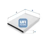 UFI Filter,  salongiõhk 53.047.00