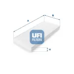 UFI Filter,  salongiõhk 53.069.00