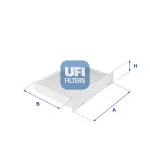 UFI  Filter,salongiõhk 53.148.00