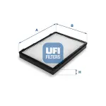 UFI Filter,  salongiõhk 53.151.00
