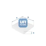 UFI Filter,  salongiõhk 53.210.00