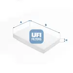 UFI Filter,  salongiõhk 53.388.00