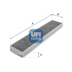 UFI Filter,  salongiõhk 54.119.00
