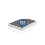 UFI Filter,  salongiõhk 54.393.00